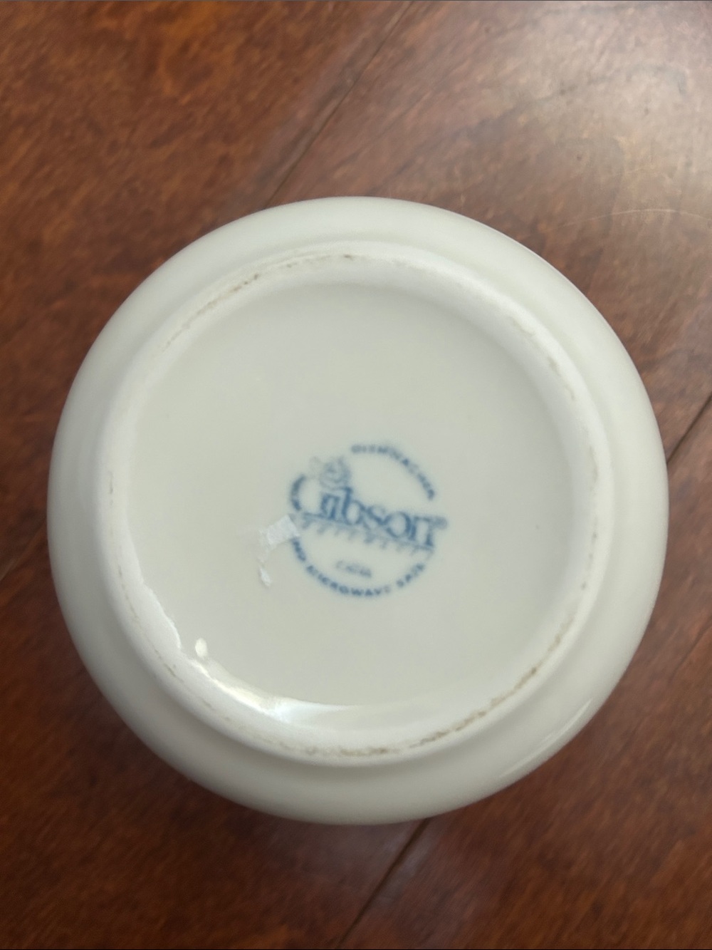 Gibson White Ceramic Lidded Jar with Subtle Embossed Fruit Detail - Picture 10 of 12